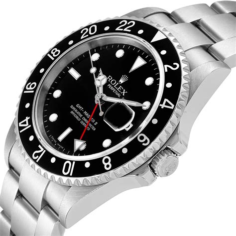 2007 rolex explorer ii black with red gmt hand